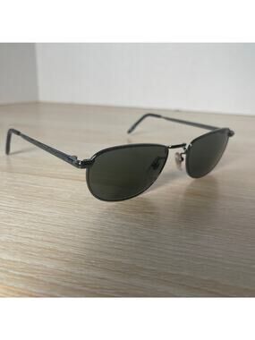 Vintage Serengeti 5653C Sunglasses Silver Metal Japan